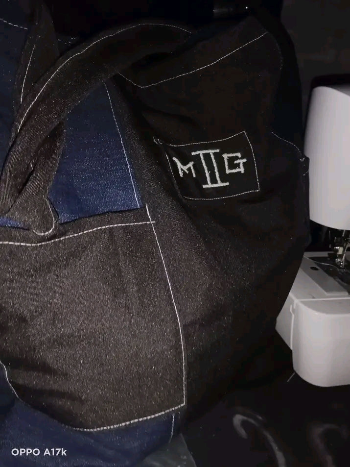 M2G denim bag