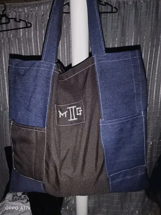 M2G denim bag