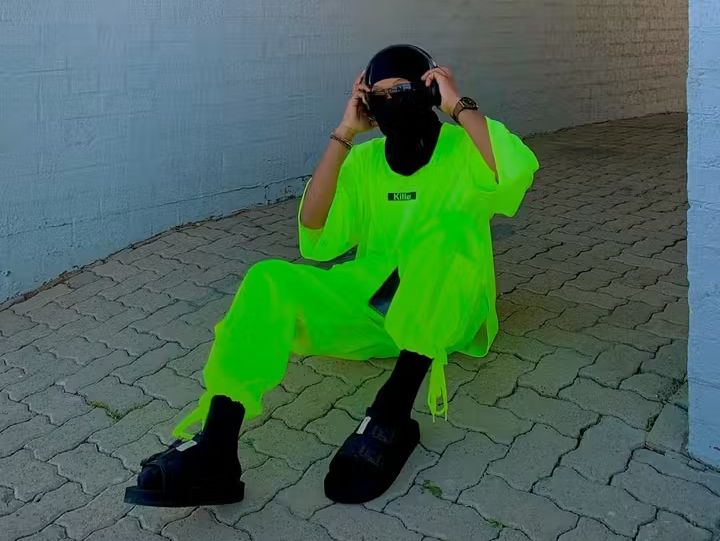 killer lime two piece